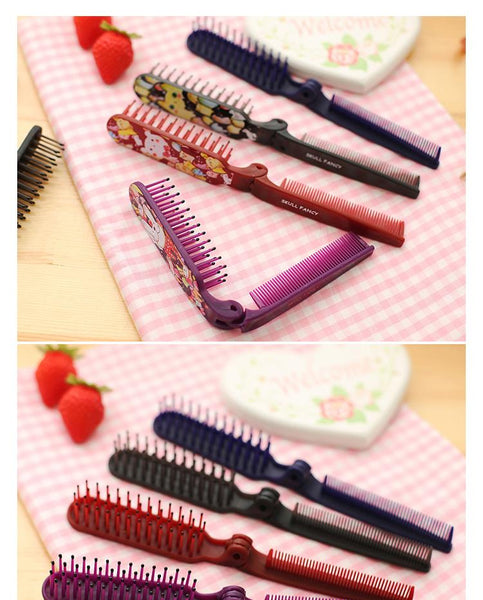 Cartoon Folding Portable Comb
