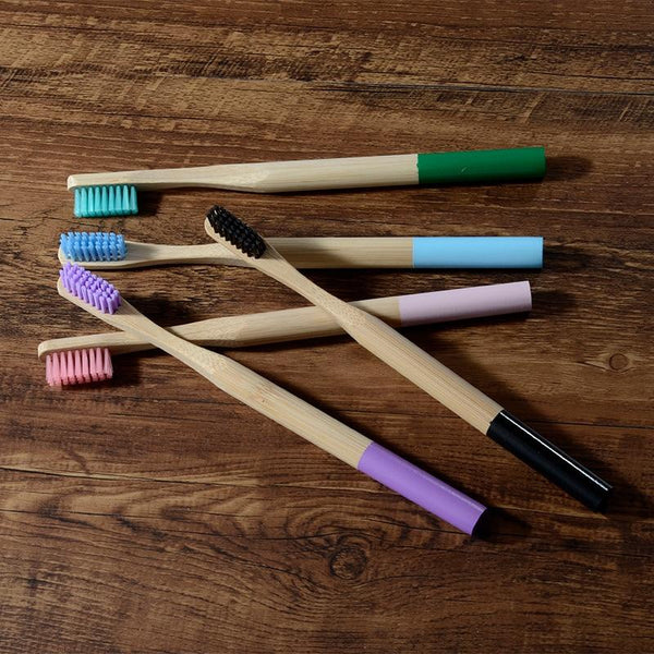 50-Pack Wholesale Bamboo Toothbrush