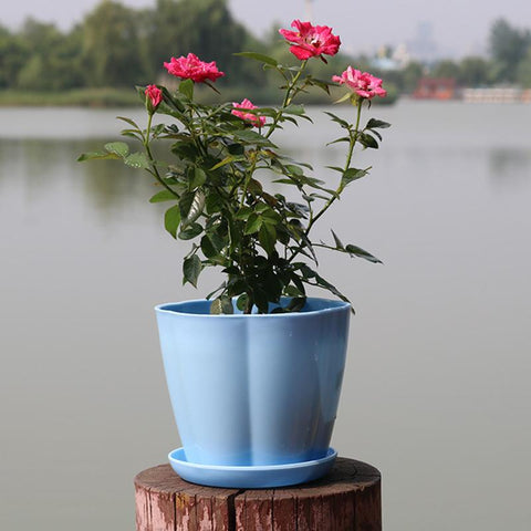 Plastic Flower Pots Resin