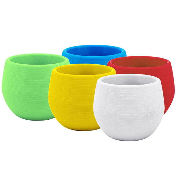 Lovely Colorful Flower Pots