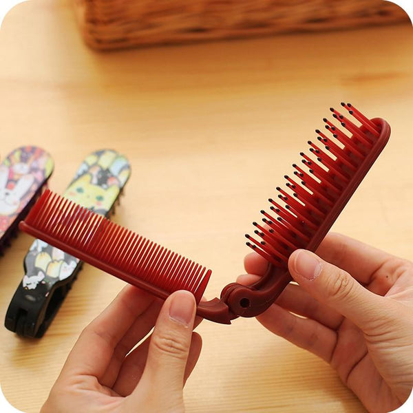 Cartoon Folding Portable Comb